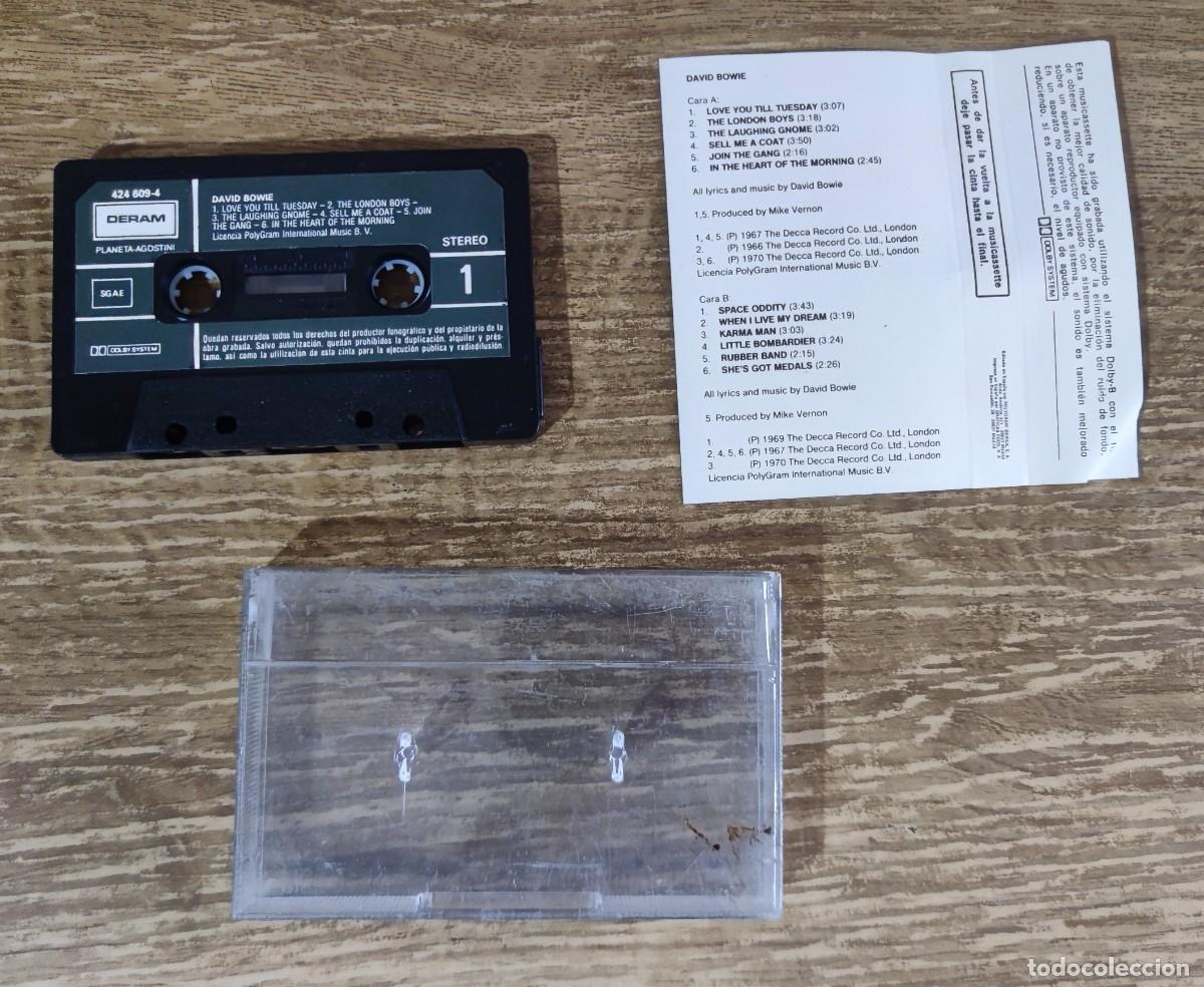 Casetes antiguos: Cassette David Bowie (1990) ed. espa&ntilde;ola - Foto 3