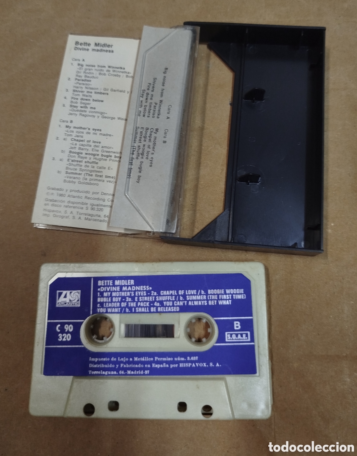 Casetes antiguos: Bette midler - Divine Madness. CASSETTE - Foto 2