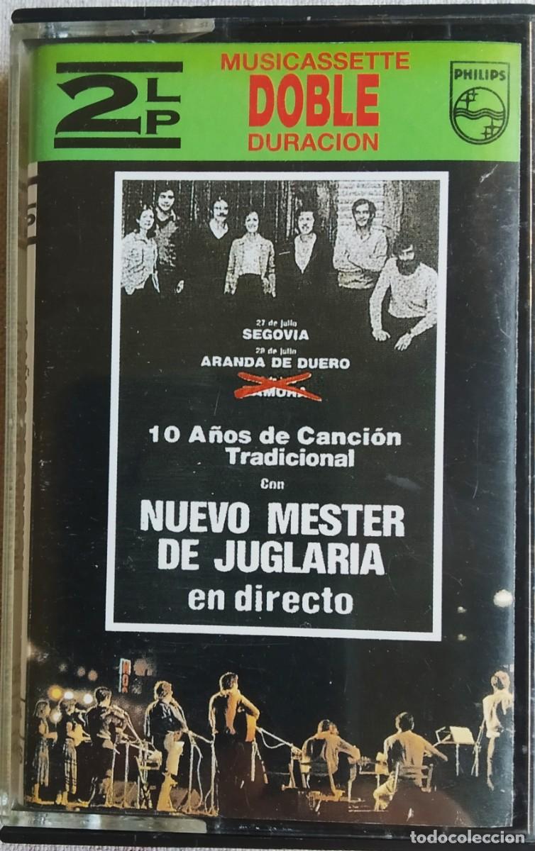 Casetes antiguos: JUNGLARIA NUEVO MESTER* EN DIRECTO*1995 * 10 A&Ntilde;OS DE CANCI&Oacute;N TRADICIONAL