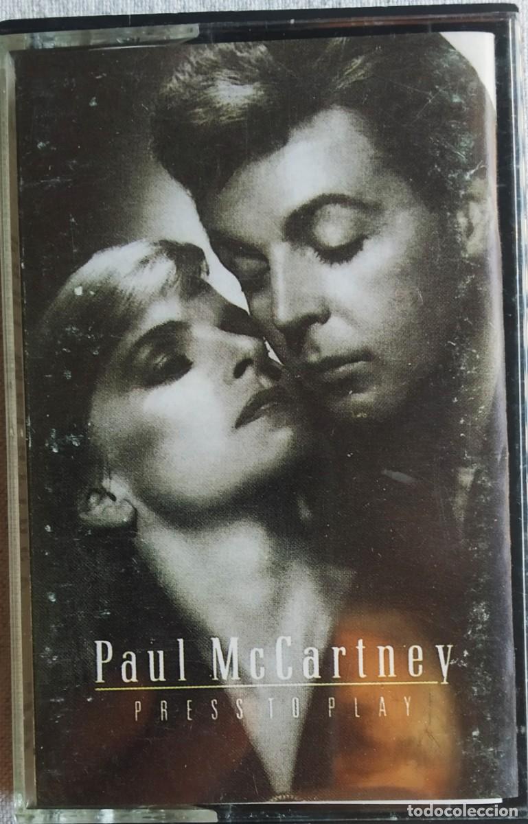 Casetes antiguos: PAUL McCARTNEY * 1986 * PRESS TO PLAY * STRANGLEHOLD*