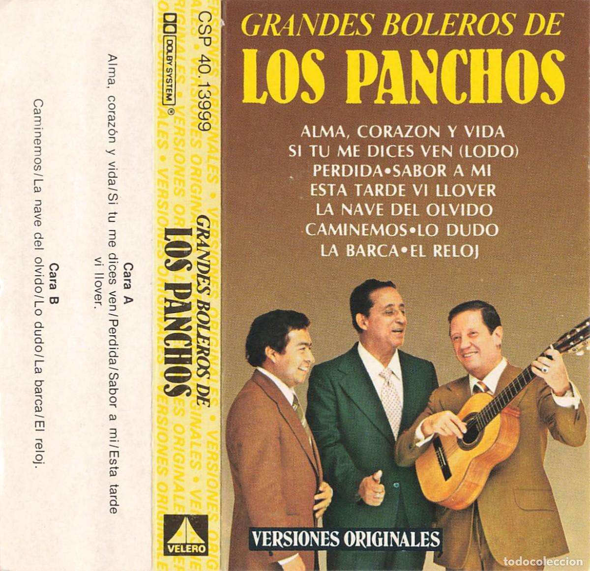Casetes antiguos: Los Panchos - Grandes Boleros (Cassette)