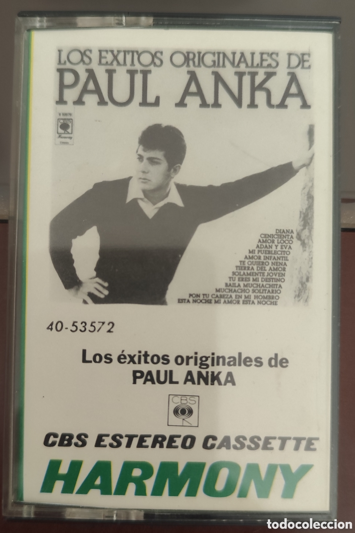 Casetes antiguos: CINTA DE CASSETE DE PAUL ANKA. LOS &Eacute;XITOS ORIGINALES DE PAUL ANKA