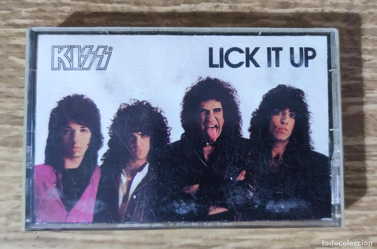 Casetes antiguos: Cassette Kiss - Lick it Up (1983) ed. americana