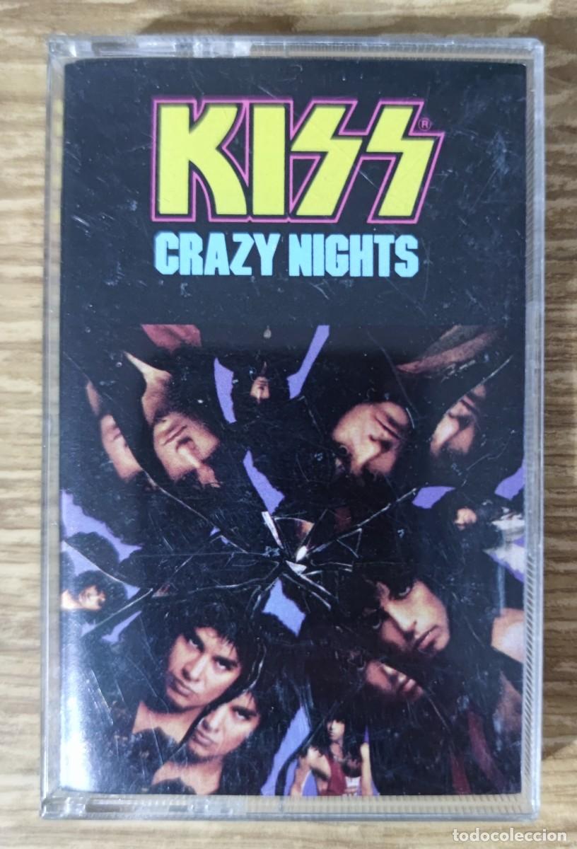 Casetes antiguos: Cassette Kiss - Crazy Nights (1987) ed. americana