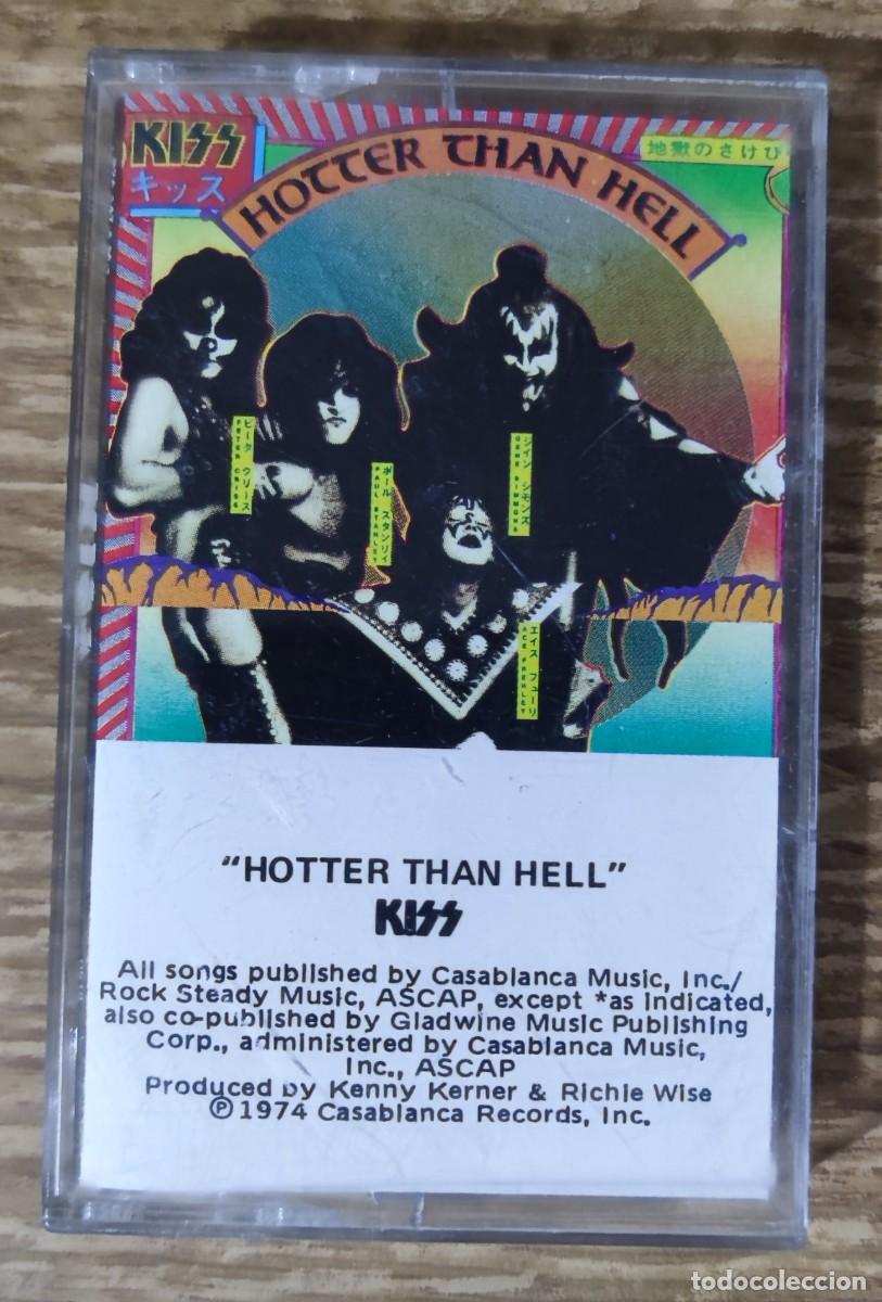 Casetes antiguos: Cassette Kiss - Hotter Than Hell (1974) ed. americana