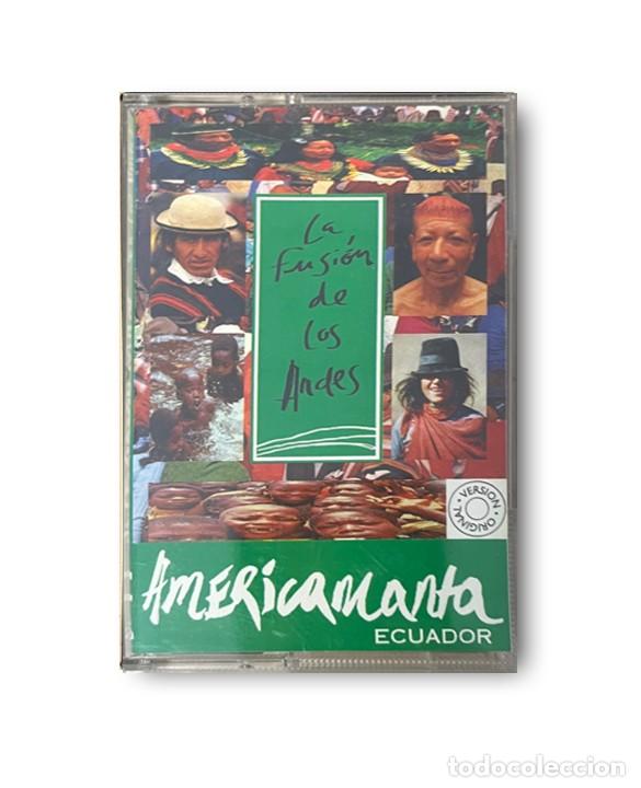 Casetes antiguos: Americamanta - La fusi&oacute;n de los andes - Ecuador CASETE