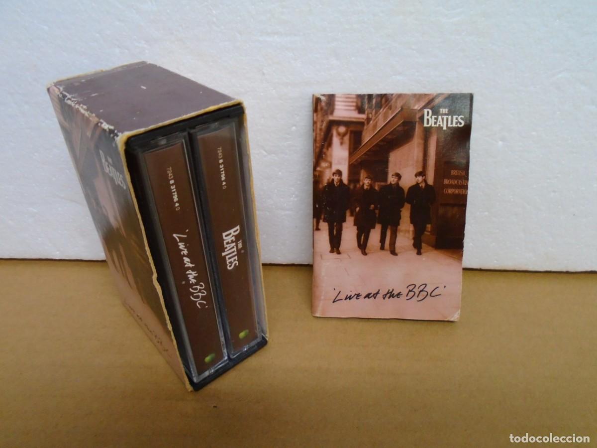 Casetes antiguos: THE BEATLES &rdquo;LIVE AT THE BBC&rdquo;DOBLE CASSETE CON LIBRETO,EMI RECORDS 1994.