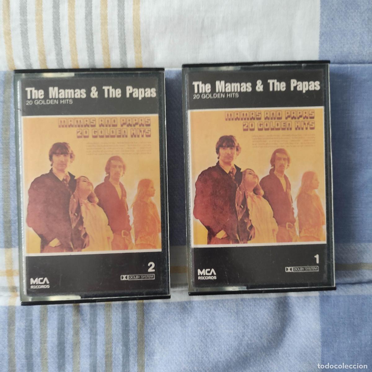 Casetes antiguos: The Mamas and The Papas: 20 Golden Hits. Lote 2 casetes