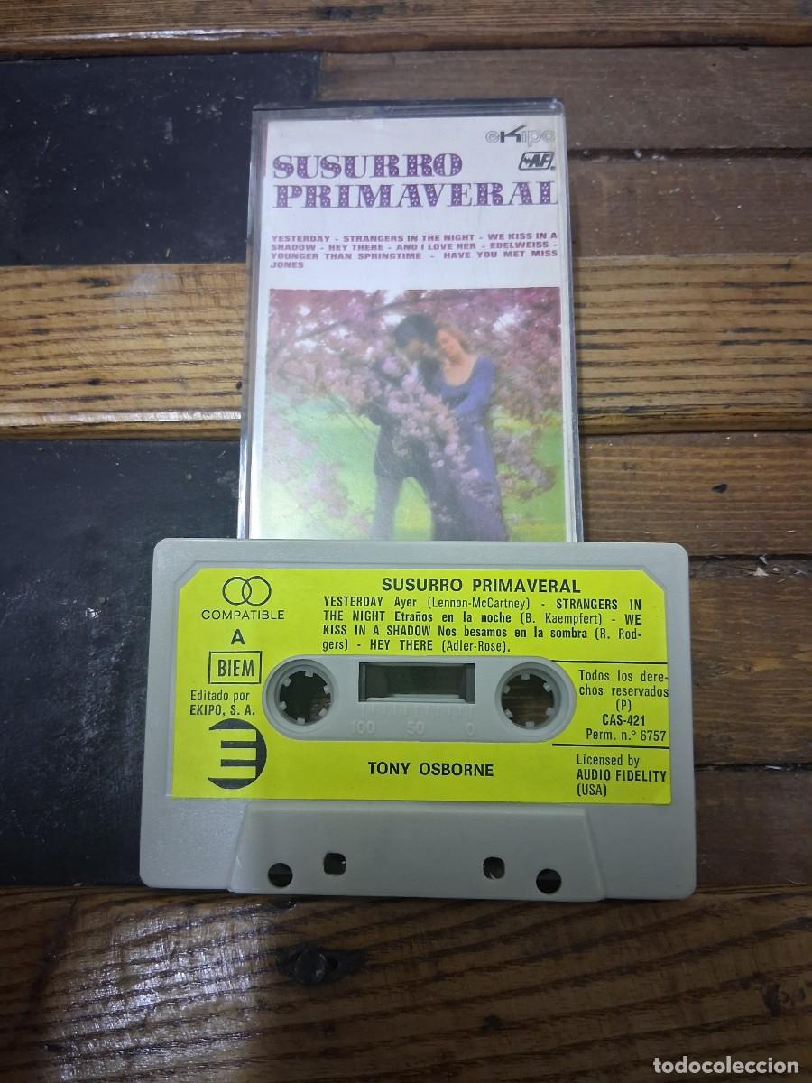 Casetes antiguos: Casete cinta musica Tony osborne susurro primaveral