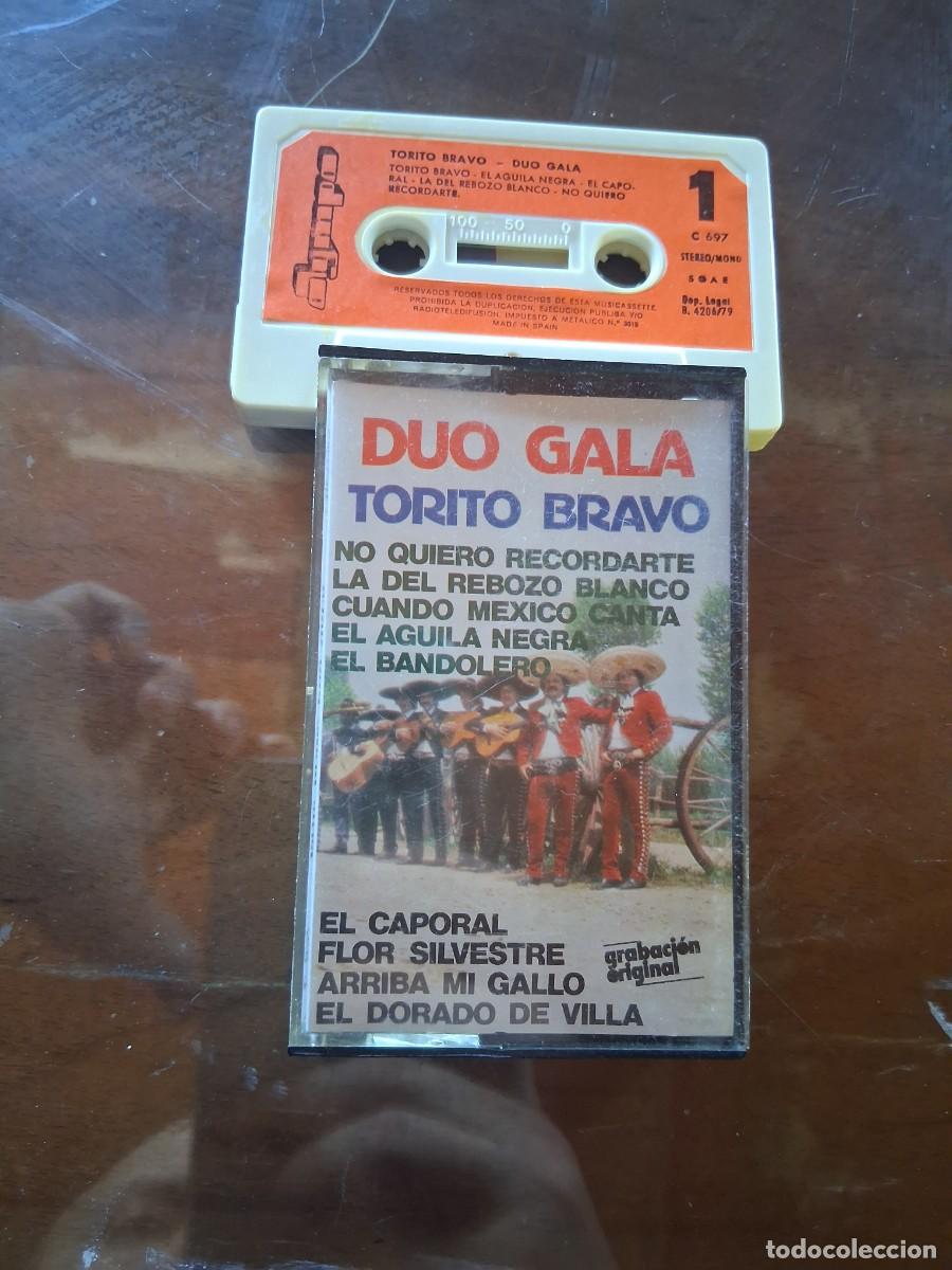 Casetes antiguos: Casete cinta musica Duo gala Torito bravo El aguila negra bandolero