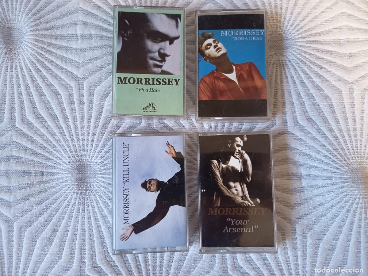 Cassetes antigas: Morrissey, 4 cassettes.
