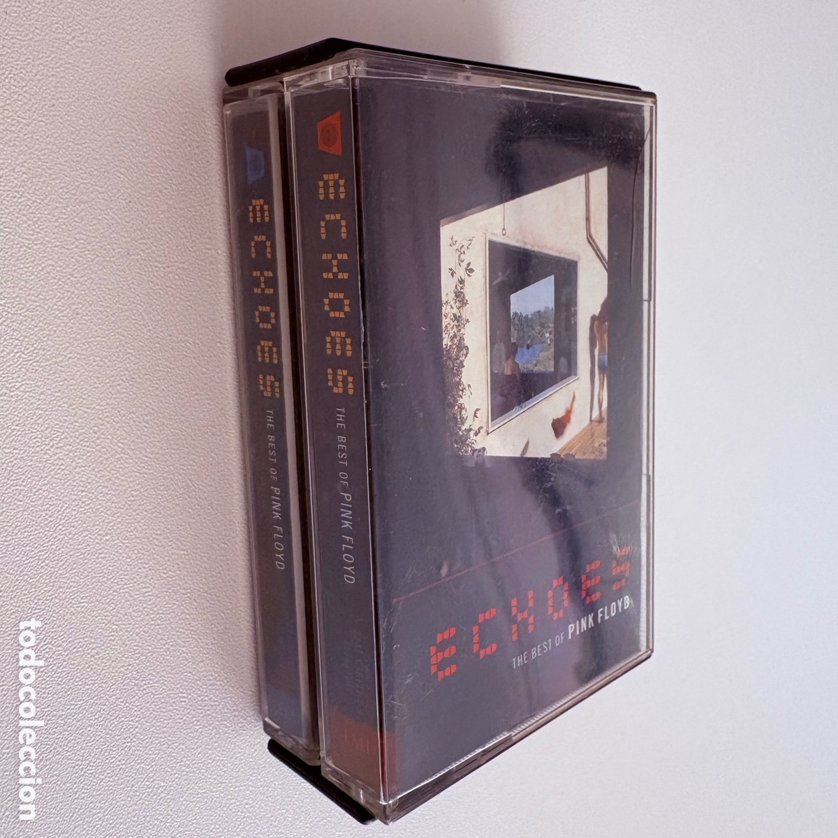 Casetes antiguos: Doble cinta cassette Echoes (The Best Of Pink Floyd) edicion europea del 2001
