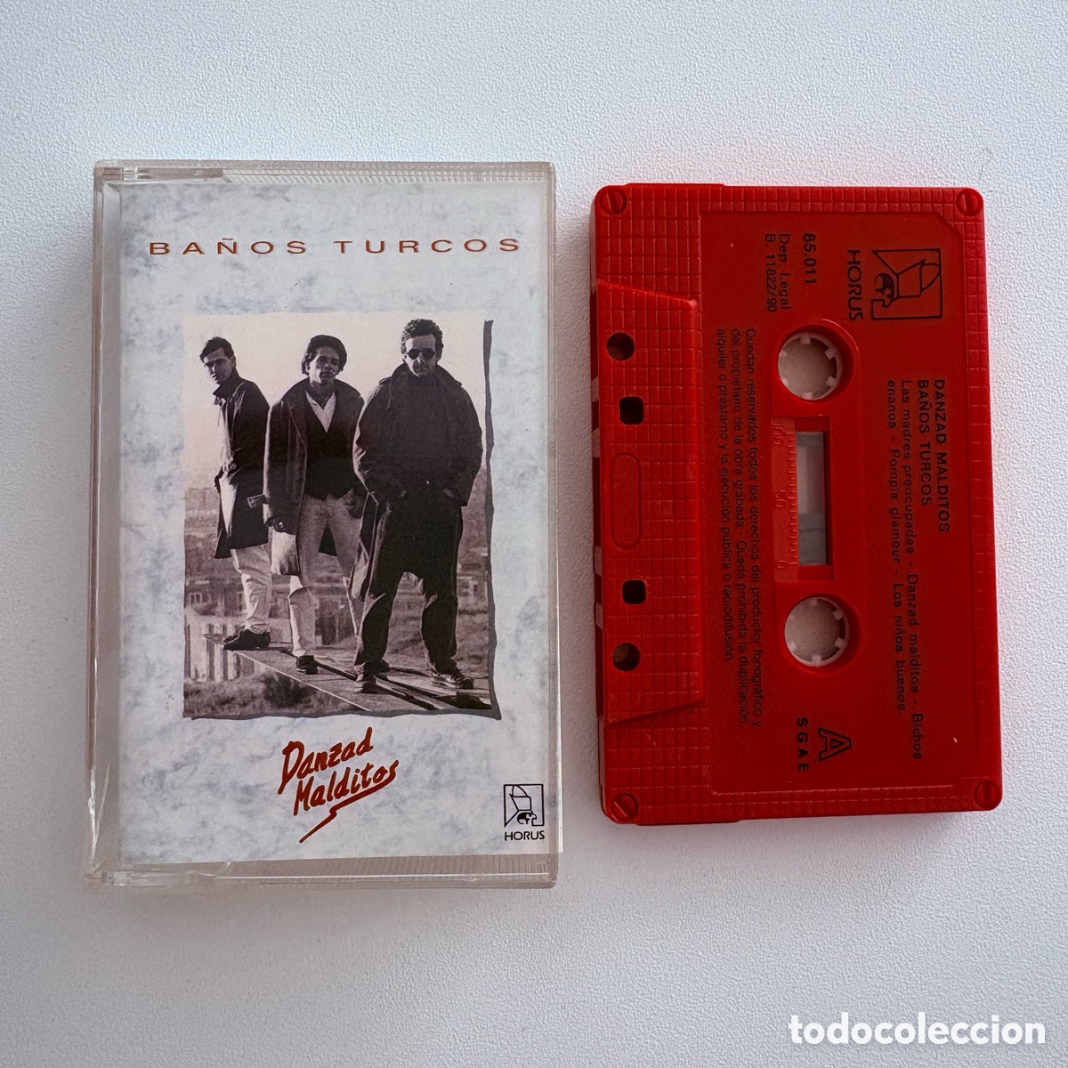 Casetes antiguos: Cinta cassette ba&ntilde;os turcos danzad malditos de 1990