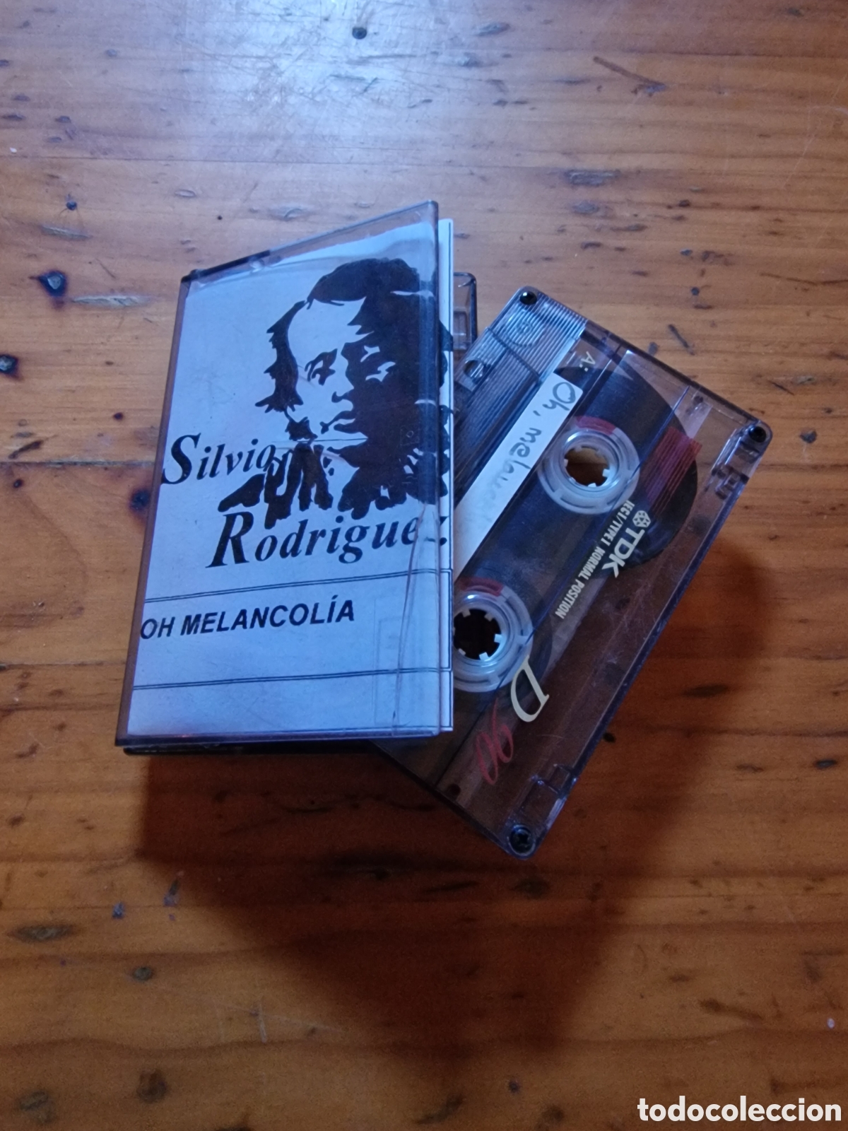 Casetes antiguos: Casete cinta grabada,Silvio Rodr&iacute;guez, oh melancol&iacute;a,vintage