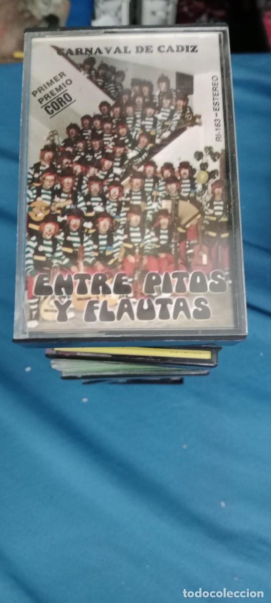 Casetes antiguos: CORO CARNAVAL DE CADIZ ENTRE PITOS Y FLAUTAS CASETE MUSICA CAS-12