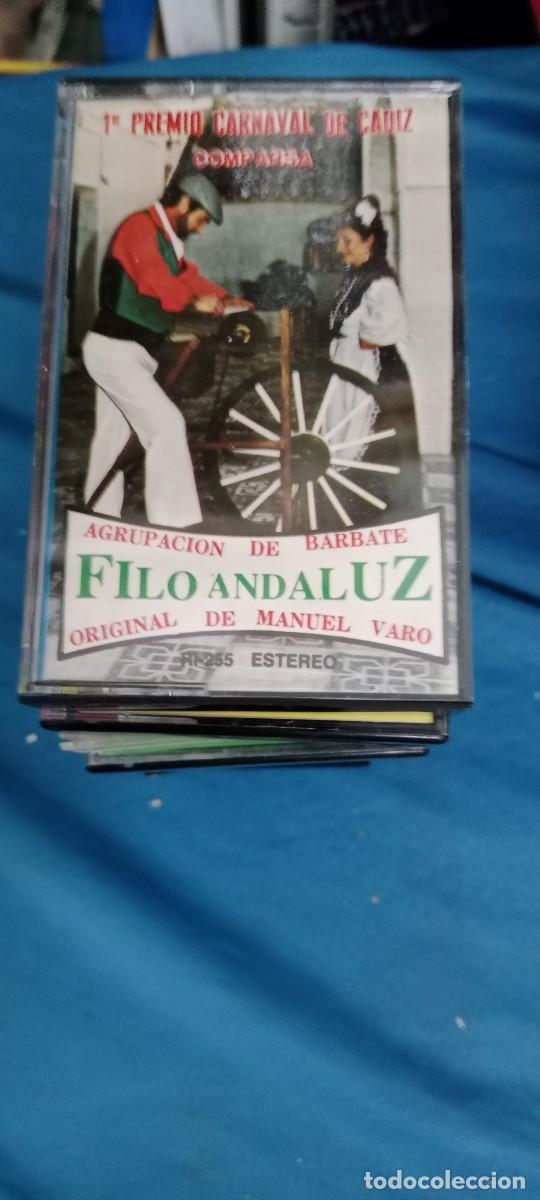 Casetes antiguos: CARNAVAL DE CADIZ FILO ANDALUZ COMPARSA CASETE MUSICA CAS-12