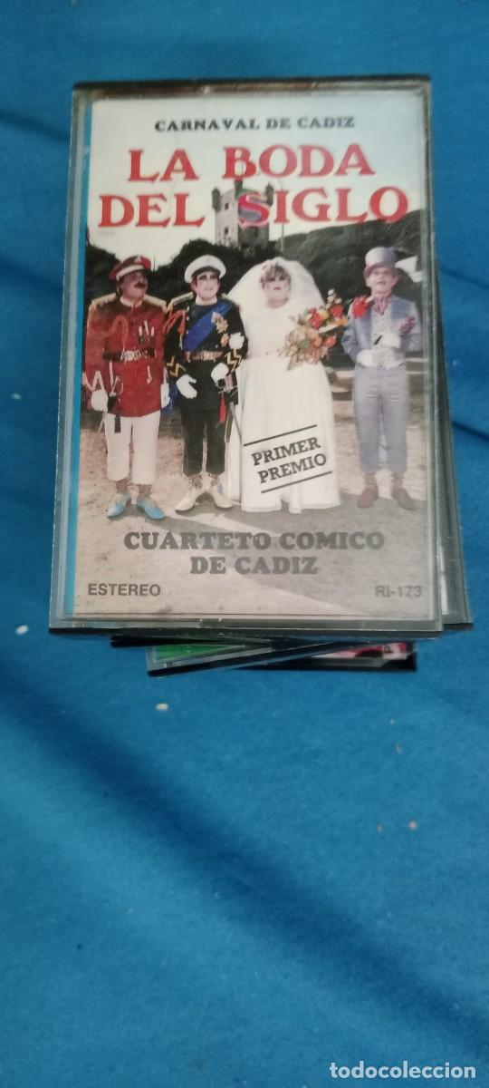 Casetes antiguos: CARNAVAL DE CADIZ CUARTETO LA BODA DEL SIGLO CASETE MUSICA CAS-12