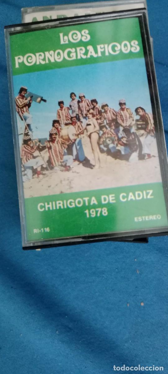 Casetes antiguos: CARNAVAL DE CADIZ CHIRIGOTA LOS PORNOGRAFICOS CASETE MUSICA CAS-12