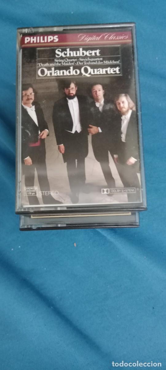 Cassettes Anciennes: SCHUBERT ORLANDO QUARTET CASETE MUSICA CAS-12