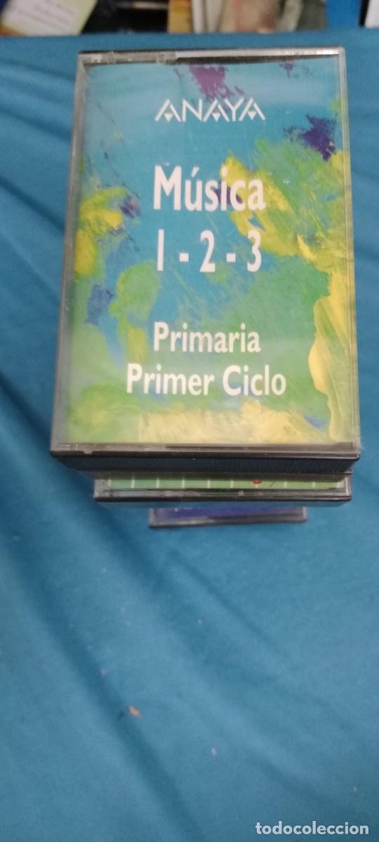 Cassette antiche: ANAYA MUSICA 1 2 3 PRIMARIA PRIMER CICLO CASETE MUSICA CAS-12