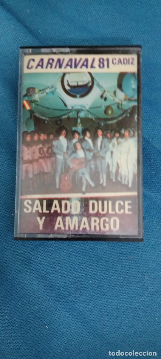 Cassette antiche: CORO CARNAVAL DE CADIZ COMPARSA SALADO DULCE Y AMARGO CASETE MUSICA CAS-12