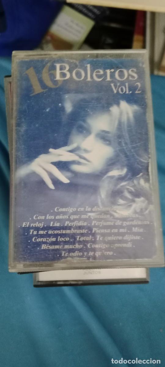 Cassetes antigas: 16 BOLEROS CASETE MUSICA CAS-12