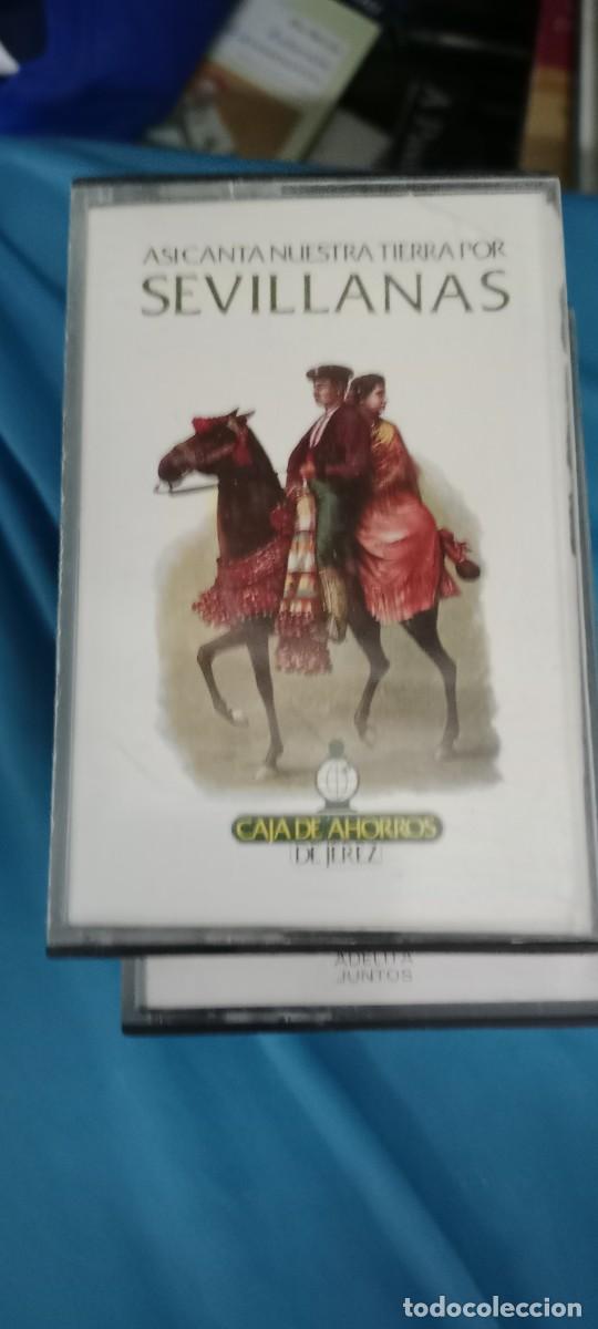 Cassette antiche: ASI CANTA NUESTRA TIERRA POR SEVILLANAS CASETE MUSICA CAS-12
