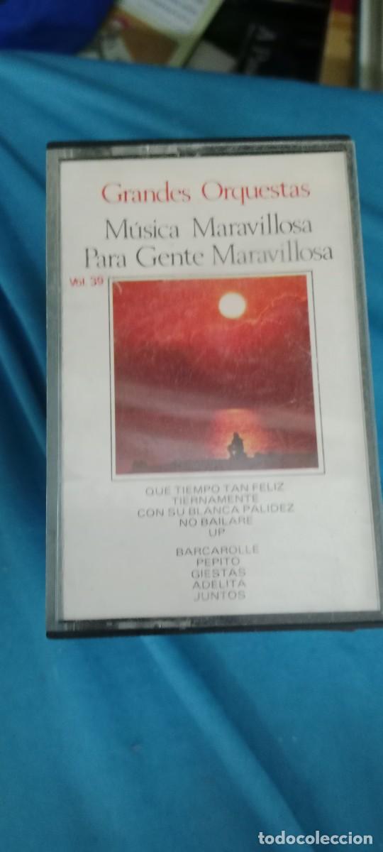 Cassette antiche: GRANDES ORQUESTAS MUSICA MARAVILLOSA PARA GENTE VOL 39 CASETE MUSICA CAS-12