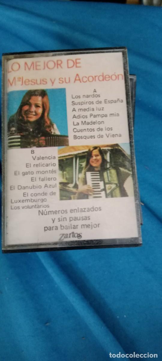 Cassettes Anciennes: LO MEJOR DE MARIA JESUS Y SU ACORDEON CASETE MUSICA CAS-12