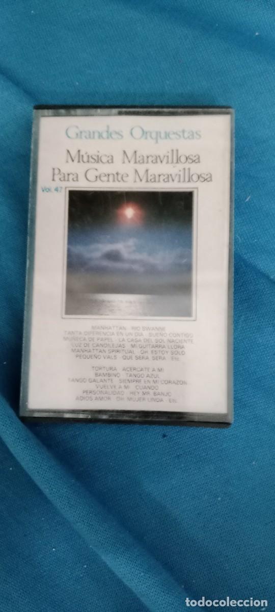 Casetes antiguos: GRANDES ORQUESTAS MUSICA MARAVILLOSA PARA GENTE N&ordm; 47 CASETE MUSICA CAS-12