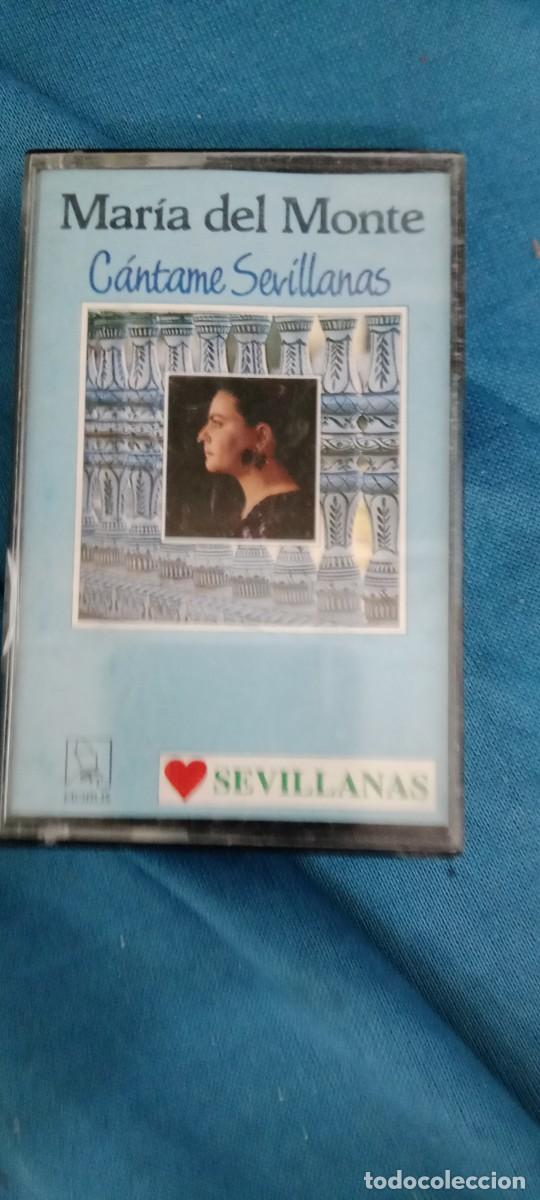 Casetes antiguos: MARIA DEL MONTE CANTAME SEVILLANAS CASETE MUSICA G-LAPA