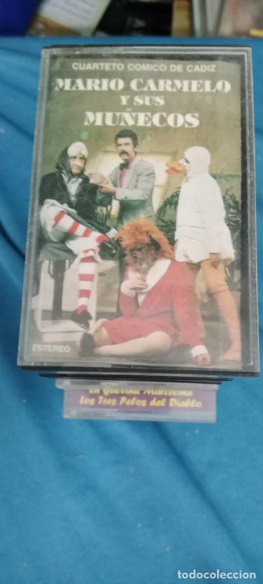 Casetes antiguos: MARIO CARMELO Y SUS MU&Ntilde;ECOS CUARTETO CARNAVAL DE CADIZ CASETE MUSICA G-LAPA