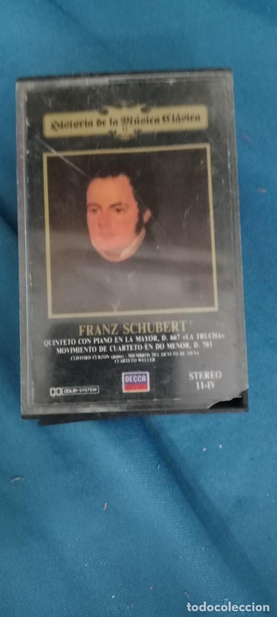 Casetes antiguos: FRANZ SCHUBERT CASETE MUSICA G-LAPA