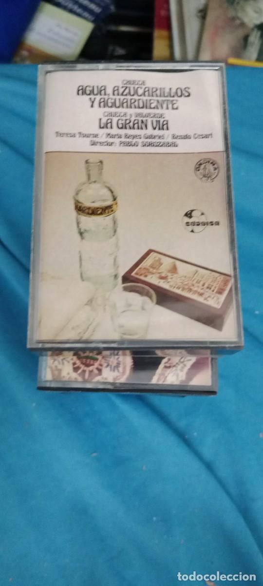 Casetes antiguos: AGUAS AZUCARILLOS Y AGUARDIENTE CASETE MUSICA G-LAPA