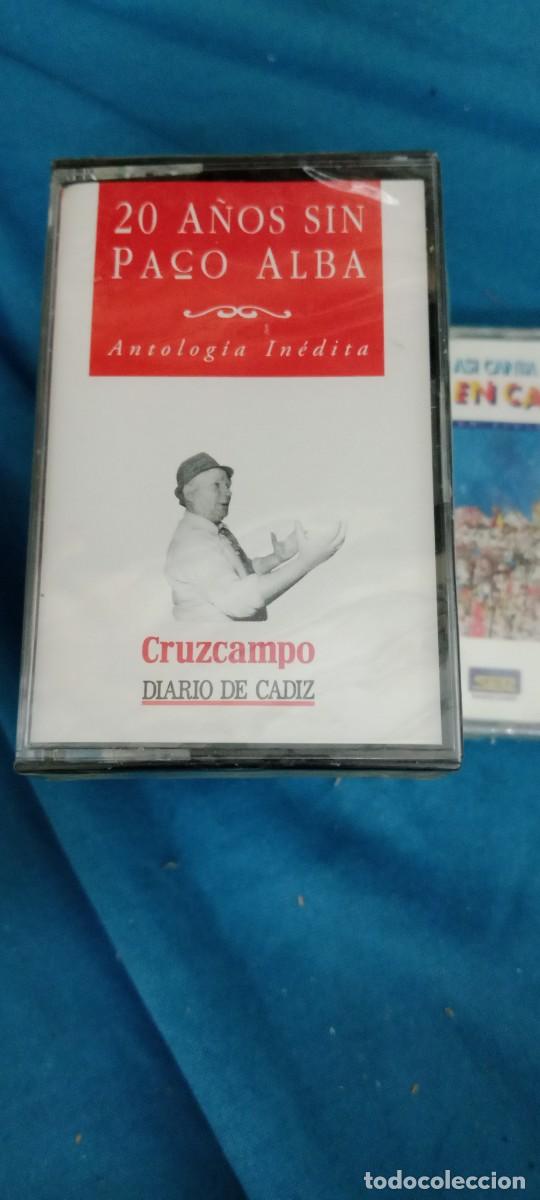 Casetes antiguos: 20 A&Ntilde;OS SIN PACO ALBA CARNAVAL DE CADIZ NUEVO PRECINTADO CASETE MUSICA GG-99