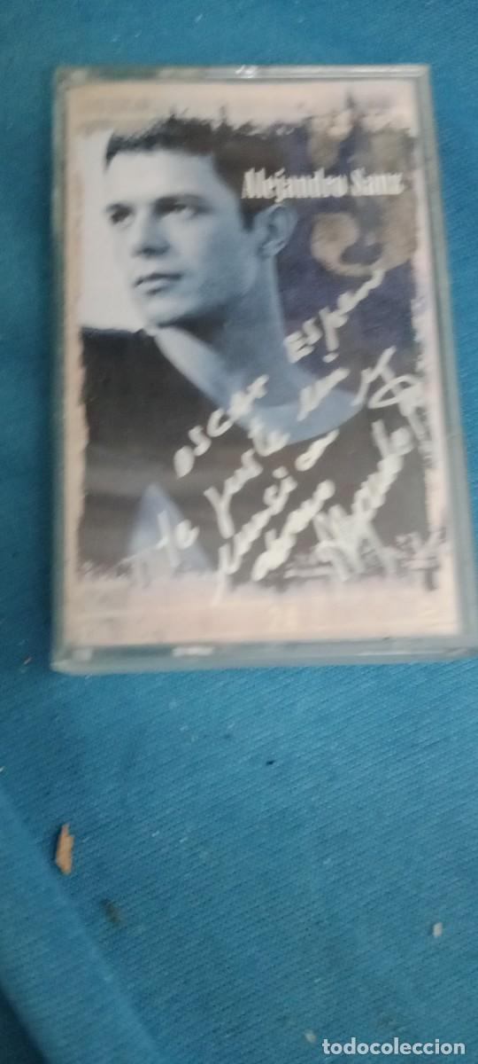 Casetes antiguos: ALEJANDRO SANZ CON FIRMA O DEDICATORIA DE AUTOR ?? CASETE MUSICA GG-99