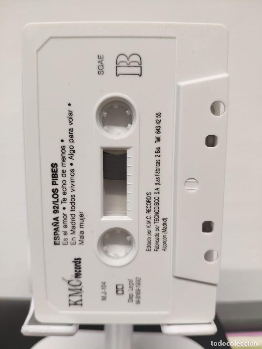 Casetes antiguos: Los Pibes - Espa&ntilde;a 92 (Cassette) - Foto 2