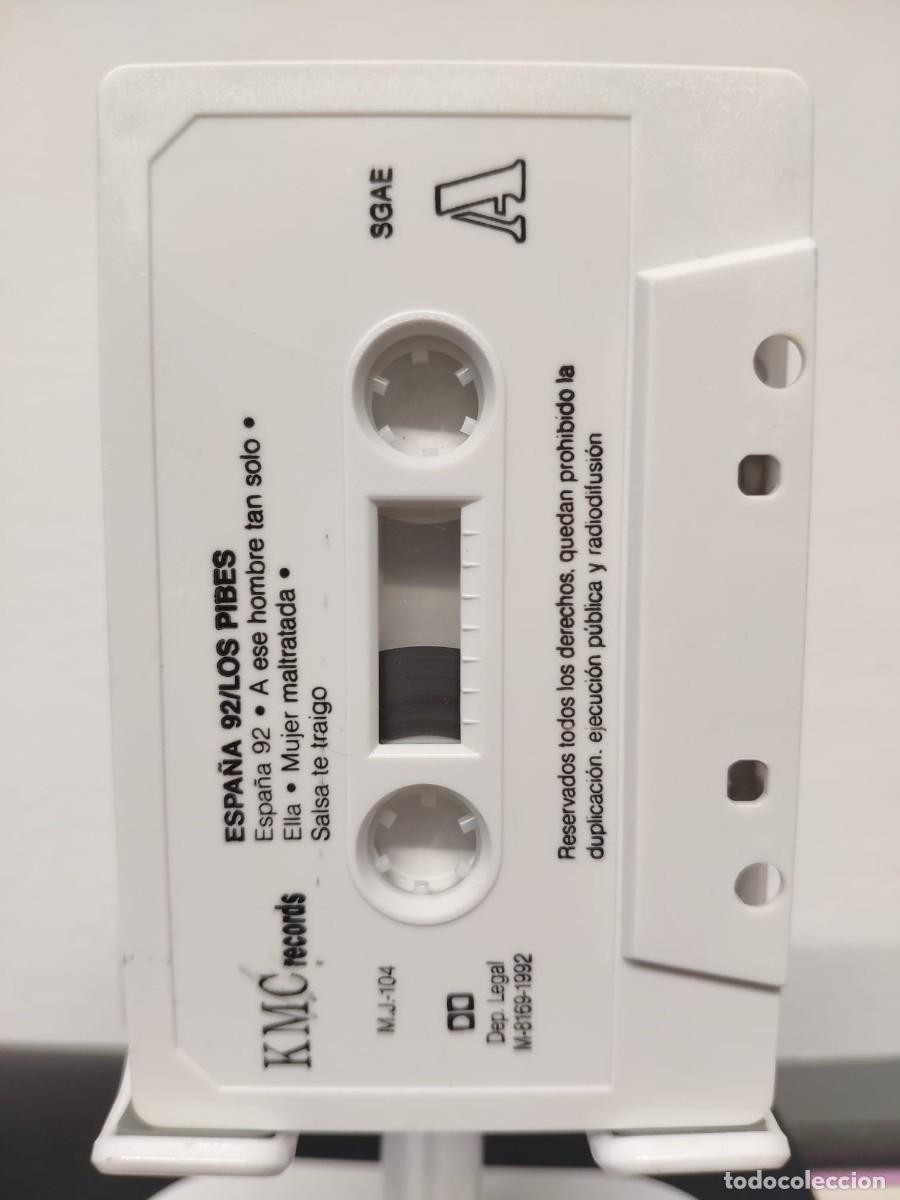 Casetes antiguos: Los Pibes - Espa&ntilde;a 92 (Cassette) - Foto 3