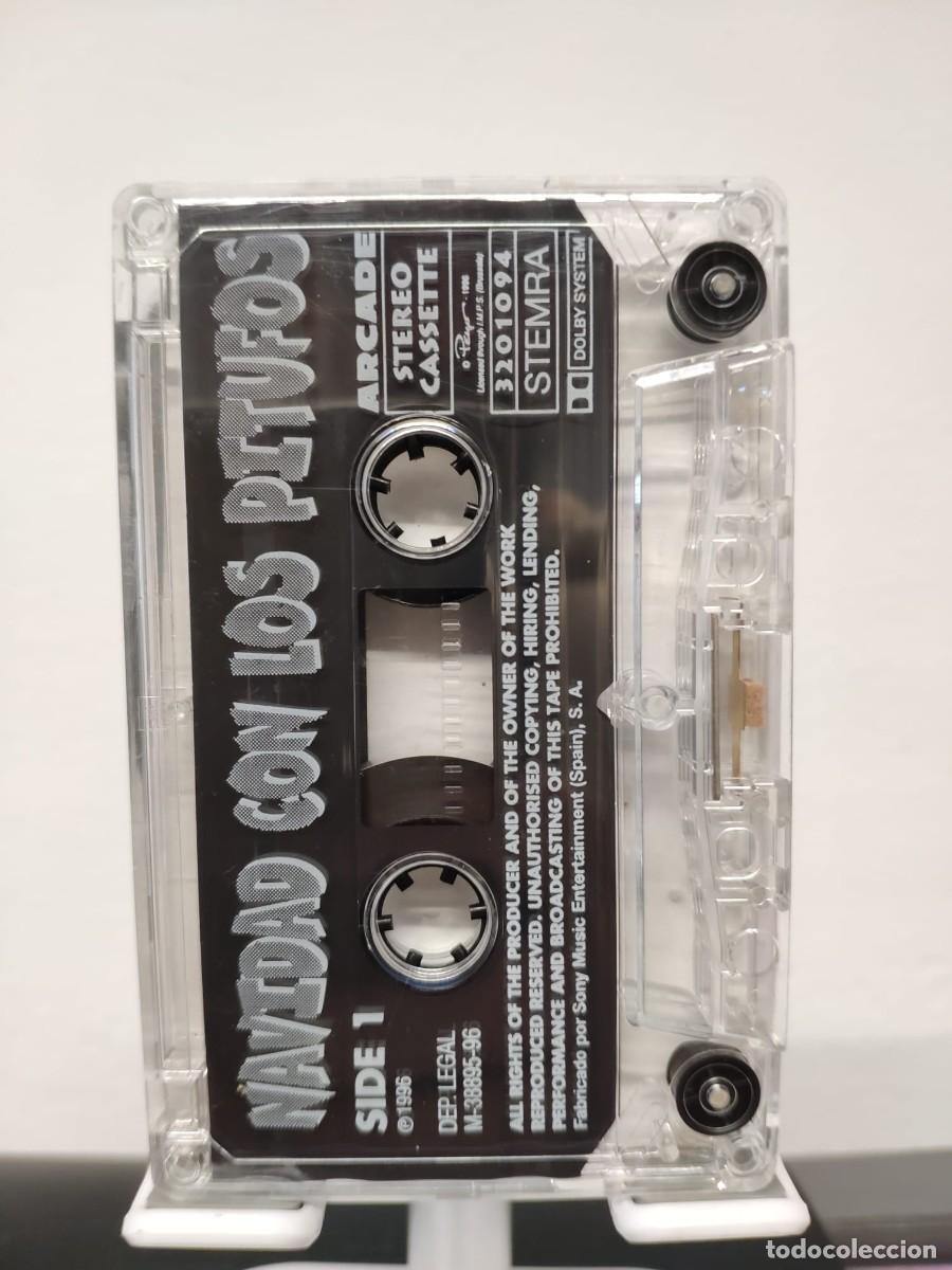 Casetes antiguos: Navidad con los Pitufos (Cassette) - Foto 2