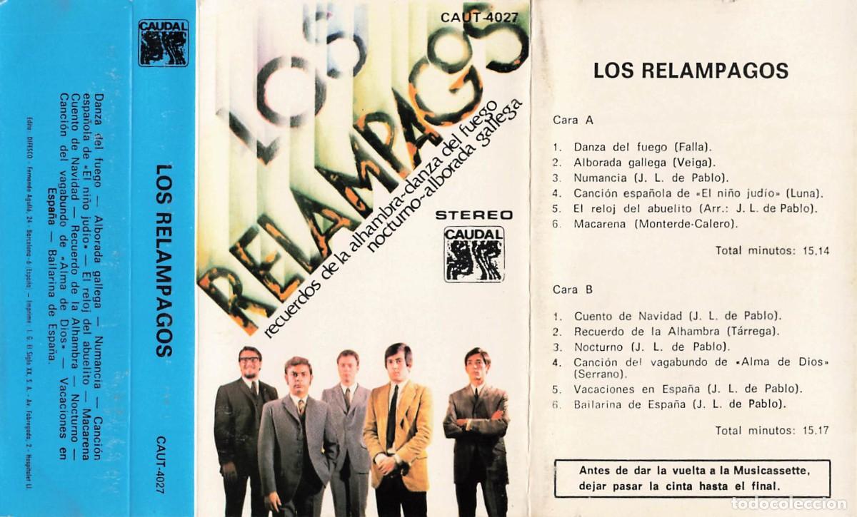 Casetes antiguos: Los Rel&aacute;mpagos (Cassette) - Foto 2
