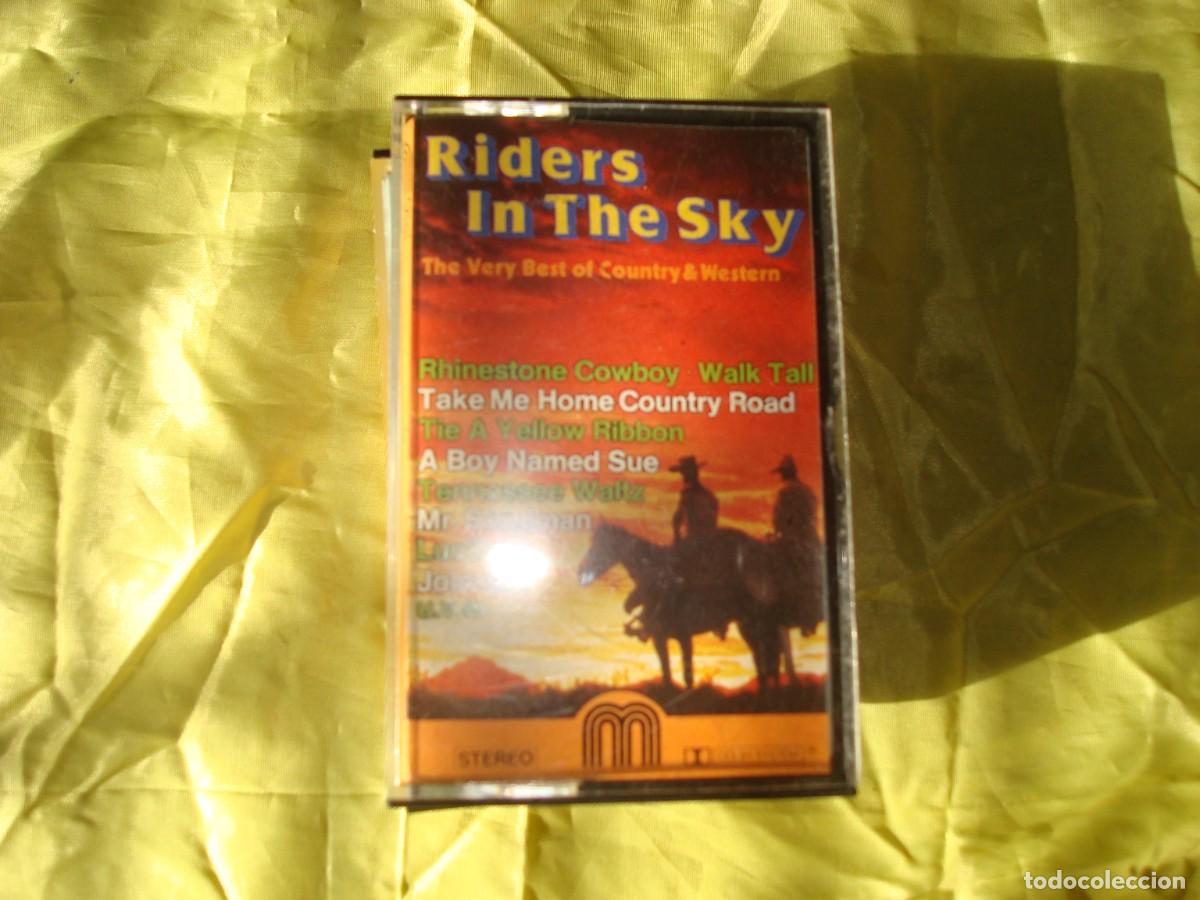Casetes antiguos: RIDERS IN THE SKY. VERY BEST OF COUNTRY & WESTERN. CASETE(#)