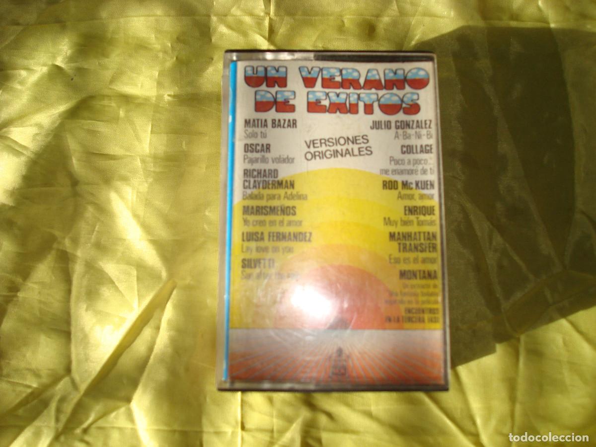 Casetes antiguos: UN VERANO DE EXITOS. COLLAGE, MATIA BAZAR...HISPAVOX, 1975. CASETE