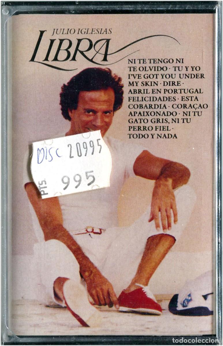 Cassettes Anciennes: Julio Iglesias - Libra - Cassette Spain 1985 - CBS 40-26623 SE - Precintado - Ram&oacute;n Arcusa