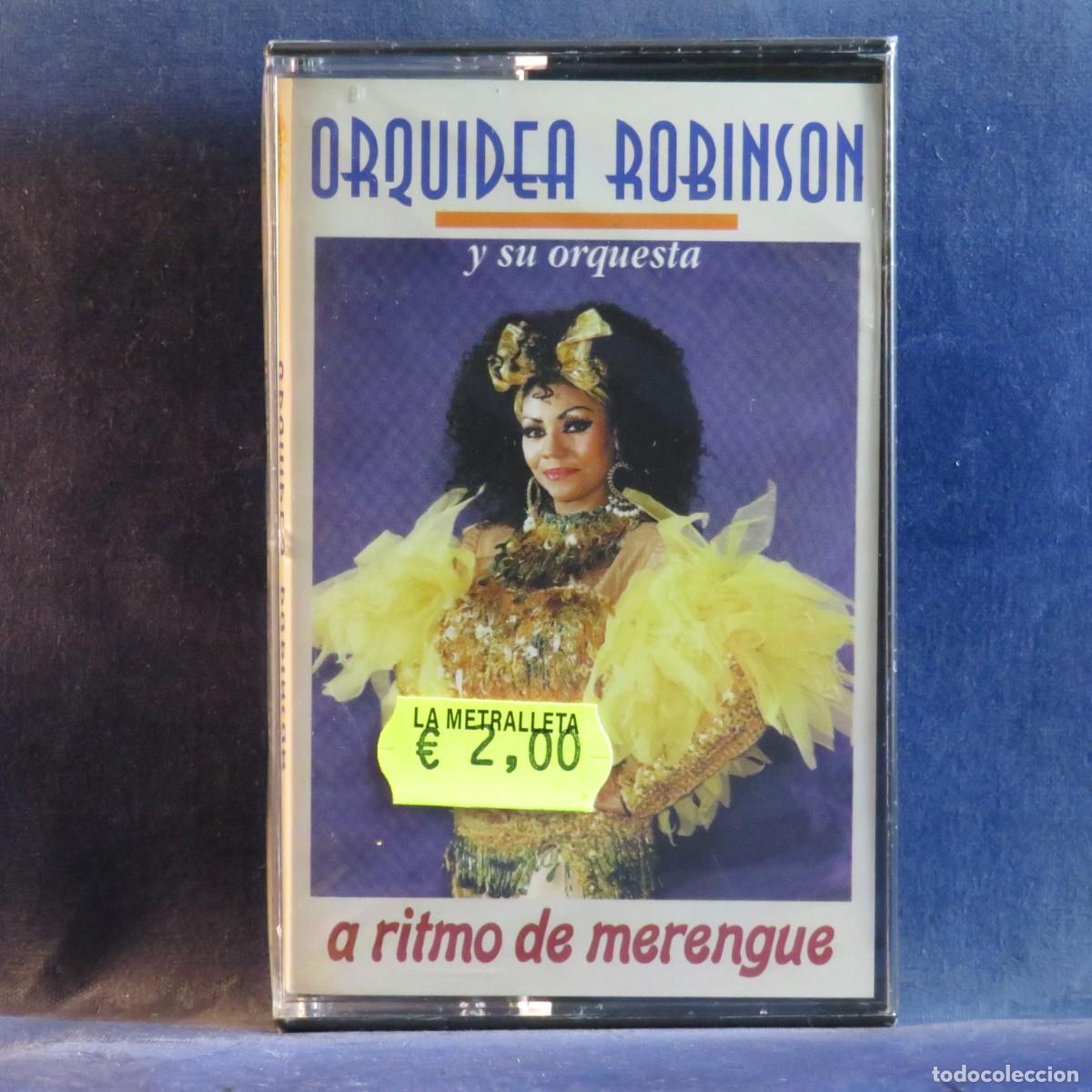 Casetes antiguos: ORQUIDEA ROBINSON Y SU ORQUESTA - A RITMO DE MERENGUE - CASETE