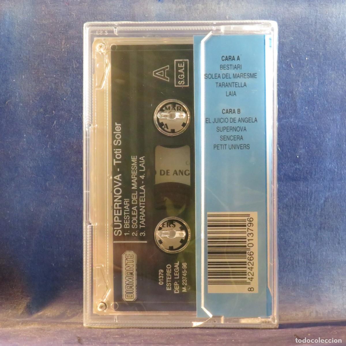 Casetes antiguos: TOTI SOLER - SUPERNOVA - CASETE - Foto 2