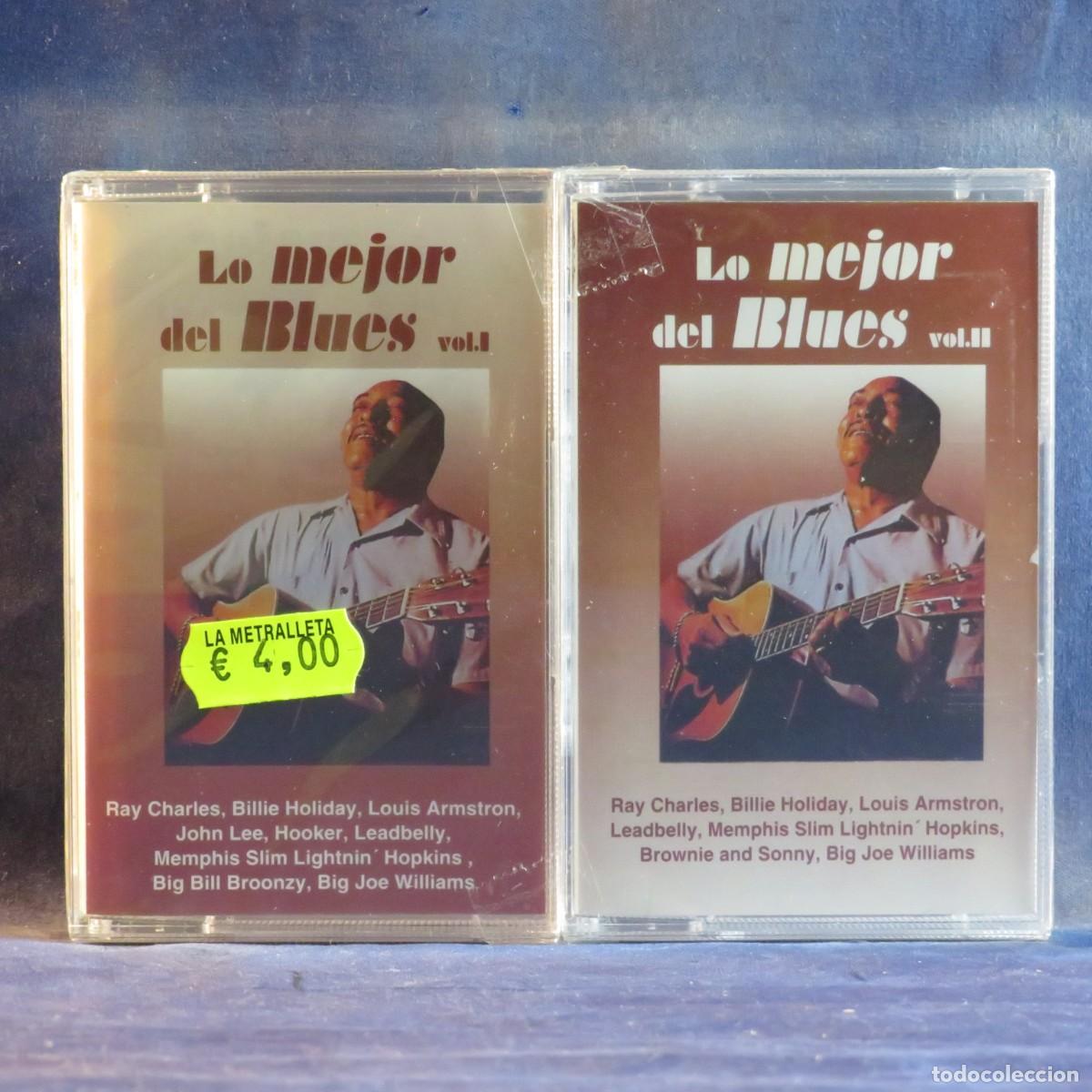 Casetes antiguos: VARIOS - LO MEJOR DEL BLUES VOL 1 Y 2 - CASETE