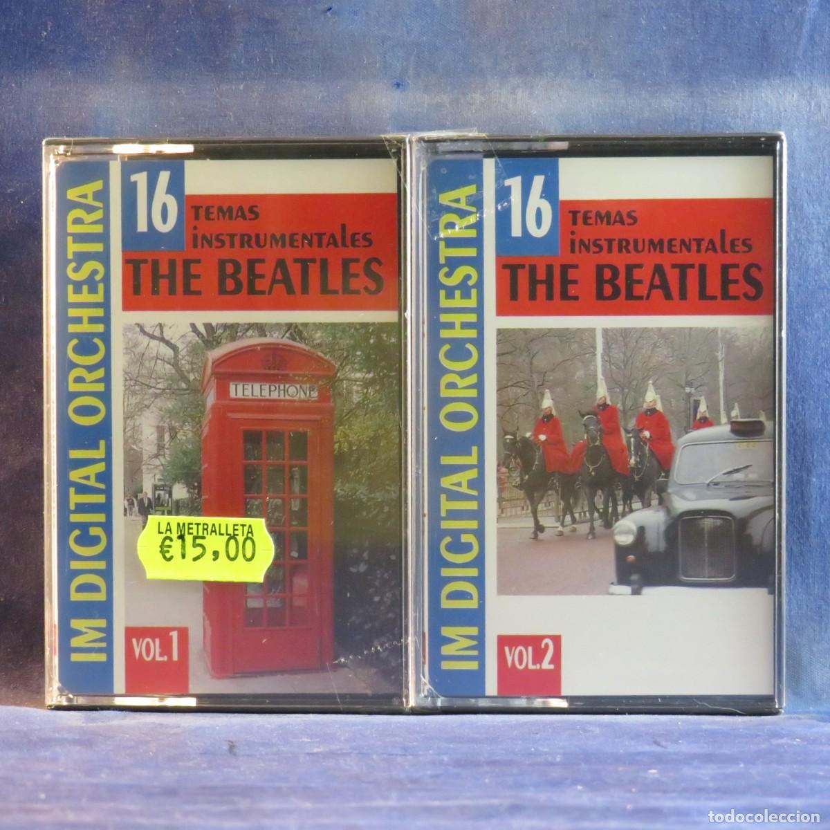 Casetes antiguos: TEMAS INSTRUMENTALES THE BEATLES VOL 1 Y 2 - CASETE