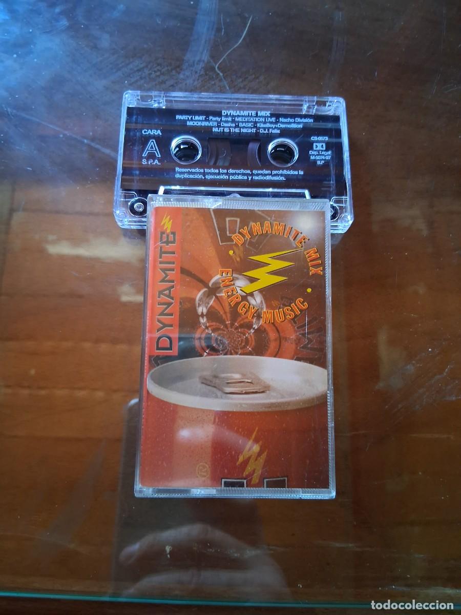 Casetes antiguos: Casete cinta de m&uacute;sica Dynamite Mix energy music