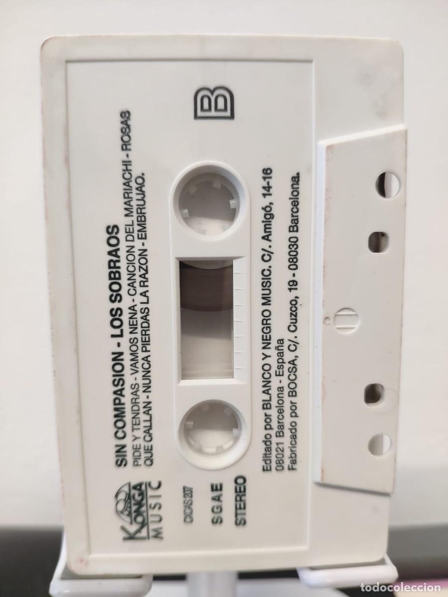 Casetes antiguos: Los Sobraos - Sin Compasi&oacute;n (Cassette) - Foto 2