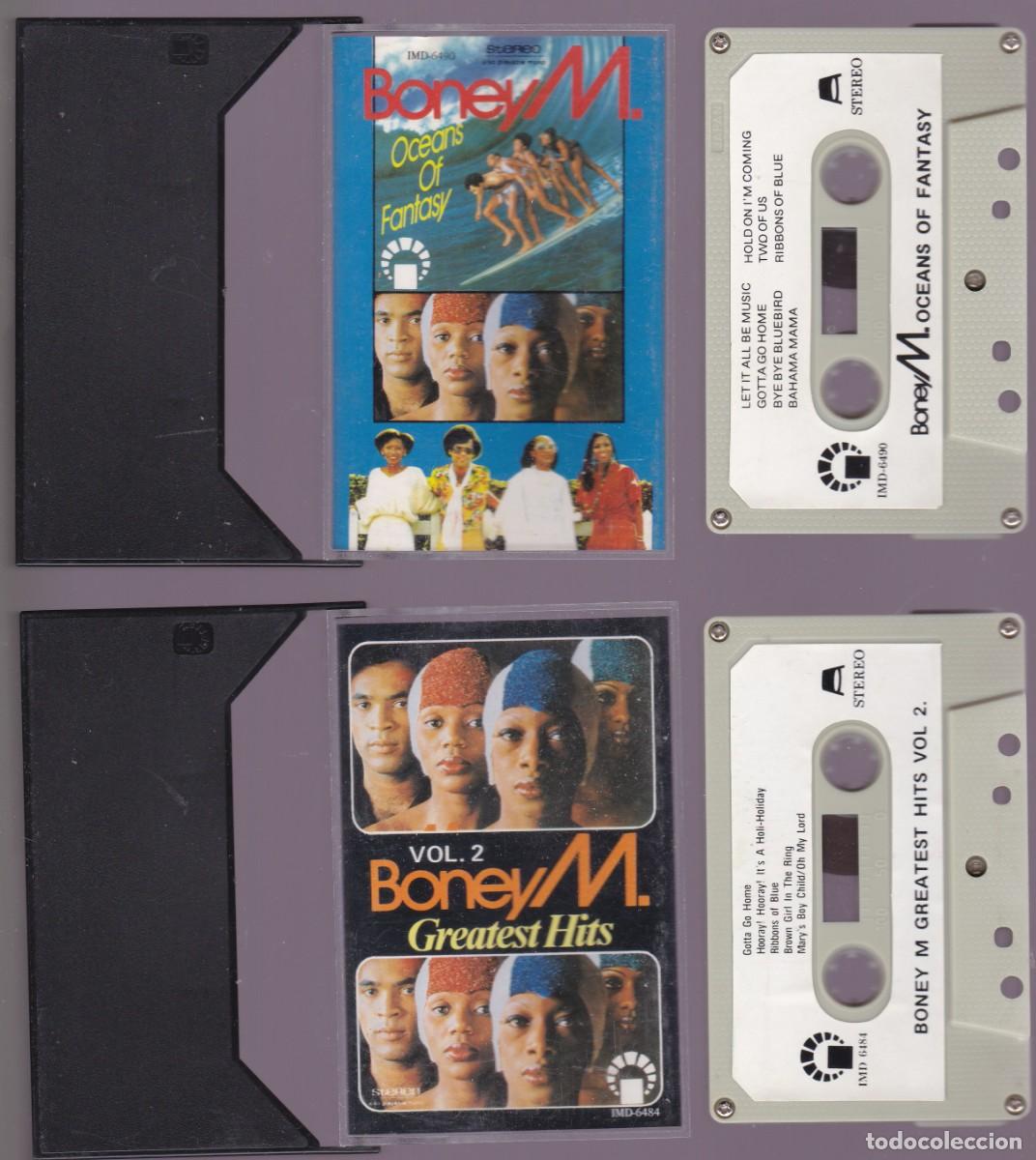 Casetes antiguos: BONEY M LOTE 2 CASSETTES A&Ntilde;OS 80 RARAS EDICI&Oacute;N ASI&Aacute;TICA &Uacute;NICAS COPIAS!!